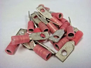 (50) 19095-0030 AVIKRIMP #6 RED TERMINAL RECTANGLE LUG 22-18 AWG (NAVY 1-2) - Bild 1 von 3