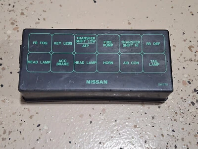 2000 2001 2002 英菲尼迪 QX4 熔断器继电器盒盖原始设备制造商 5W570 — 第 1/4 张图片