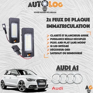 ✳️ 2x LED Kennzeichenbeleuchtung Audi A1 ✳️ Anti-Fehler OBD ✳️ - Bild 1 von 4