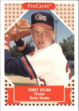 1991-92 ProCards Tomorrow's Heroes #37 Korey Keling