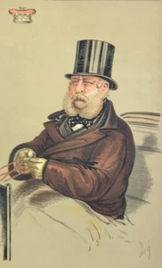 A Military Statemen Duke of Cambridge litho colour Vanity Fair Print 1870 - Picture 1 of 2