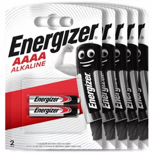 10 x Energizer AAAA batteries Alkaline 1.5V MX2500 E96 LR61 MN2500 Pack of 2 - Picture 1 of 5