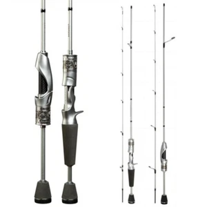 Casting Spinning Fishing Rods 1.5m 1.68m Carbon Fiber Lure Rod Travel Poles - Picture 1 of 31