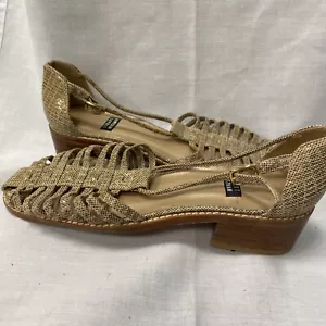 Scarpe donna vintage con tacco - taglia 5-5,5 Stuart Weitzman gladiatore sling back - Foto 1 di 6