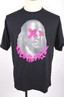 VTG Y2K Ben Franklin Graffiti Graphic T-Shirt Black Men's XL Made In USA