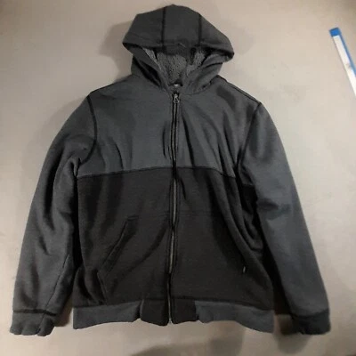 Sudadera con Capucha O'Neill Para Hombre Grande Negra Cremallera Completa Vellón Forrada Sherpa Patín Pesado Y2K Foto 1 de 4