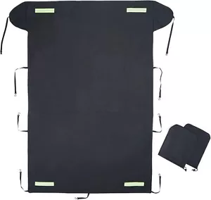 Extended Car Cover Snow Frost Guard Protector for Windshield Hood Mirrors - Foto 1 di 5