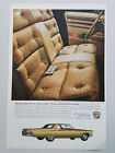1968 General Motors Cadillac Fleetwood Brougham deVille Vtg Magazine Print Ad