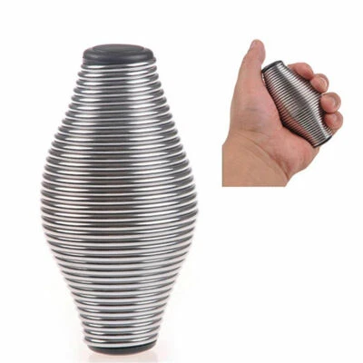 Dedo Mano Palma Agarre Terapia Destreza Ejercitador Fortalecedor Bobina de Resorte de Acero Foto 1 de 4