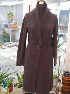 PAUL COSTELLOE LONG LINE BLACK GLITTER CARDIGAN  - Picture 1 of 4