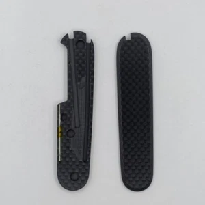 Manija de escalas multiusos de fibra de carbono 3K para navaja suiza Victorinox 91 mm - Imagen 1 de 12