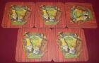 CORONA EXTRA & LIGHT It's Time To Lime Beer Coasters lot of 5 Hard 2 Find