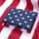6x10 Ft American Flag Embroidered Stars Vivid Color Sewn Stripes Brass Grommet