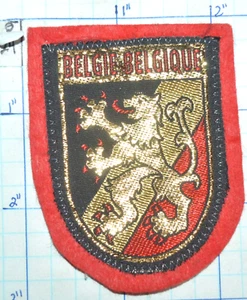 BELGIEN BELGIEN BELGIEN VINTAGE GEWEBTES SOUVENIR AUFNÄHER - Bild 1 von 1