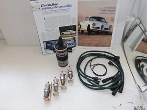 ALFA ROMEO GIULIETTA SPRINT DEL 58 - KIT ACCENSIONE BOBINA - CANDELE - E CAVI - Imagen 1 de 3