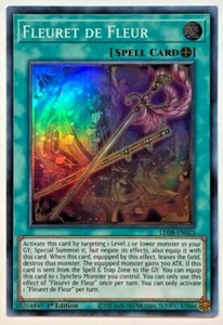 Yugioh Synchro Storm LED8-EN025 Fleuret de Fleur Super Rare NM/M - Picture 1 of 1