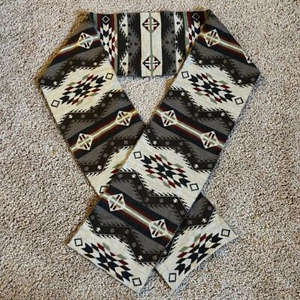 Pendleton Scarf Unisex Multi 100% Merino Wool Aztec Southwestern Fair Isle 7x70" - Picture 1 of 7