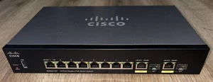 Cisco SG250-10P 10-Port Gigabit PoE Smart Switch Power Adapter Included - Picture 1 of 6