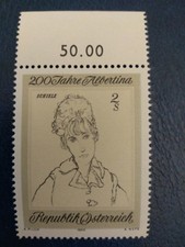 1969 Austria Osterreich Arte grafica galleria Albertina Schiele Michel n 1314 S2