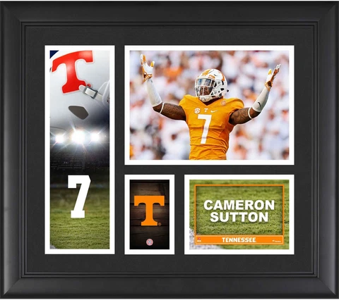 Cameron Sutton Volunteers Framed 15x17 Player Collage - Fanatics Cover