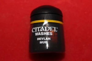 Games Workshop Citadel Washes Wash Devlan Mud BNIB New Ink Paint 12ml OOP Mint - Bild 1 von 1