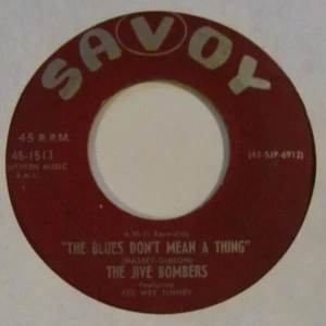 (45) (Hear) Jive Bombers - "The Blues Don't Mean A Thing" - Doo Wop / R&B (1957) - Imagen 1 de 2