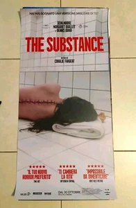 THE SUBSTANCE Original Filmplakat 12x27" Italienisch DEMI MOORE FARGEAT - Bild 1 von 2