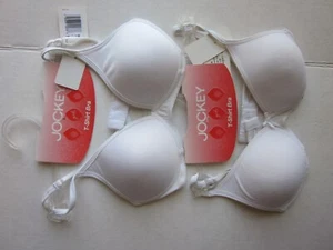 New $25.00 JOCKEY Girls T-Shirt Bra - 2-Bras, Molded Cups - Size: 30A - Picture 1 of 1