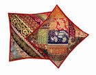 33% Off 2 PC Indian Cotton Cushion Covers Embroidery Patchwork Pillow Sofa Decor