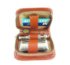 Set Vintage Gillette Marcas Regs Safety Razor Leather Travel Case Austria