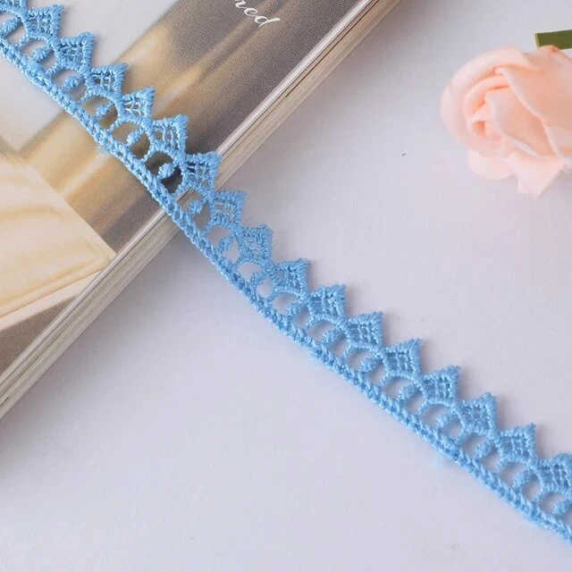 1/2 inch wide lace trim price per yard select color - Image 1 of 1