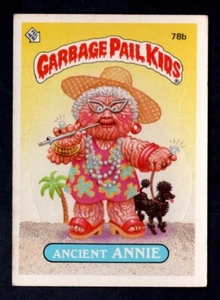 1985 Topps GPK Garbage Pail Kids Serie 2 #78b Ancient Annie EX *HP - Bild 1 von 2