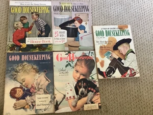 Good Housekeeping Magazine Lot 5 1947 1950 1952 (2) 1958 - Picture 1 of 11