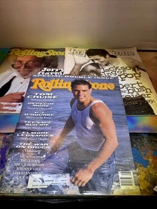 Rolling Stone Lot Magazine Lot Jerry Garcia Tom Cruise Michael Jackson - Picture 1 of 6