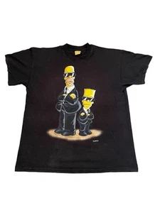 The Simpsons Vintage Men In Black Short Sleeve T-Shirt - Size XL Men’s - Picture 1 of 6