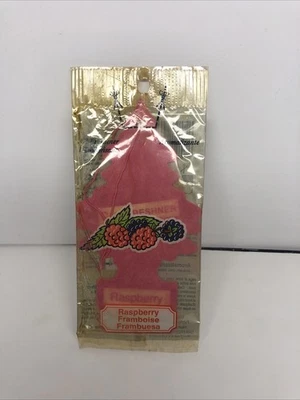 Little Trees Car Freshener Air Hanging - Discontinued Scent Raspberry Rare - Image 1 of 4