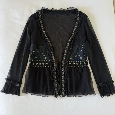 Blusa Top Sin Etiqueta Lentejuelas M Foto 1 de 4