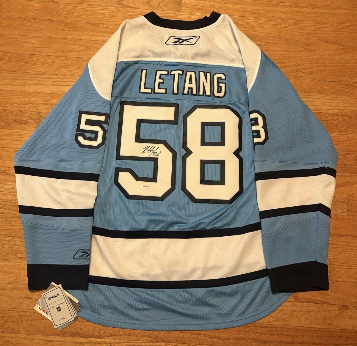 Kris Letang Signed Pittsburgh Penguins Third Adidas Jersey