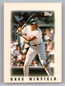 Tarjeta de béisbol 1986 Topps #29 Dave Winfield Mini New York Yankees MLB - Imagen 1 de 2