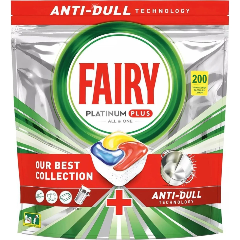 Fairy Platinum Plus All in One Zitrone - Spülmaschinen Tabs - Bild 1 von 1