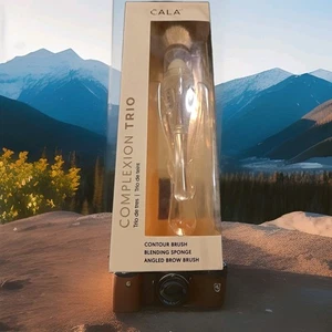 CALA COMPLEXION TRIO REDONDO 3 en 1 CEPILLO Mezcla Esponja Cepillo de Ojos Contorno 76141 - Imagen 1 de 2