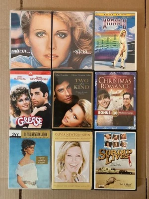 OLIVIA NEWTON-JOHN Collection-9 DVDS! Grease, John Travolta, Gene Kelly, Xanadu - Image 1 of 4