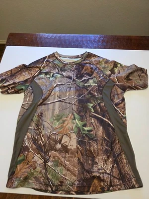 Game Winner Camo T Shirt Men's Large Short Sleeve Hunting Excellent Condition - Image 1 of 4