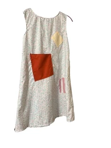 Vestido/disfraz de Annie huérfana para juegos. Talla 16.Casero.Algodón y parches Wh 07blWh - Imagen 1 de 2