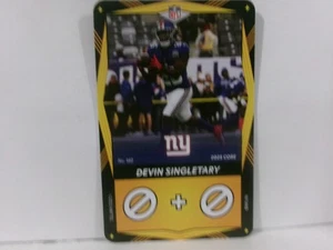 2025 UNO Elite CORE EDITION YELLOW #160 DEVIN SINGLETARY - Picture 1 of 2