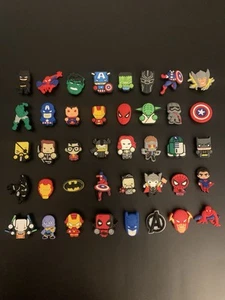 40 Pieces Superheroes Shoe Charms Decorations Accessories For Crocs - Picture 1 of 2
