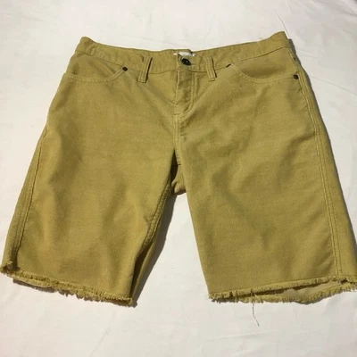 Pantalones cortos de pana de algodón orgánico amarillo talla 6 informales Carve designs Foto 1 de 4