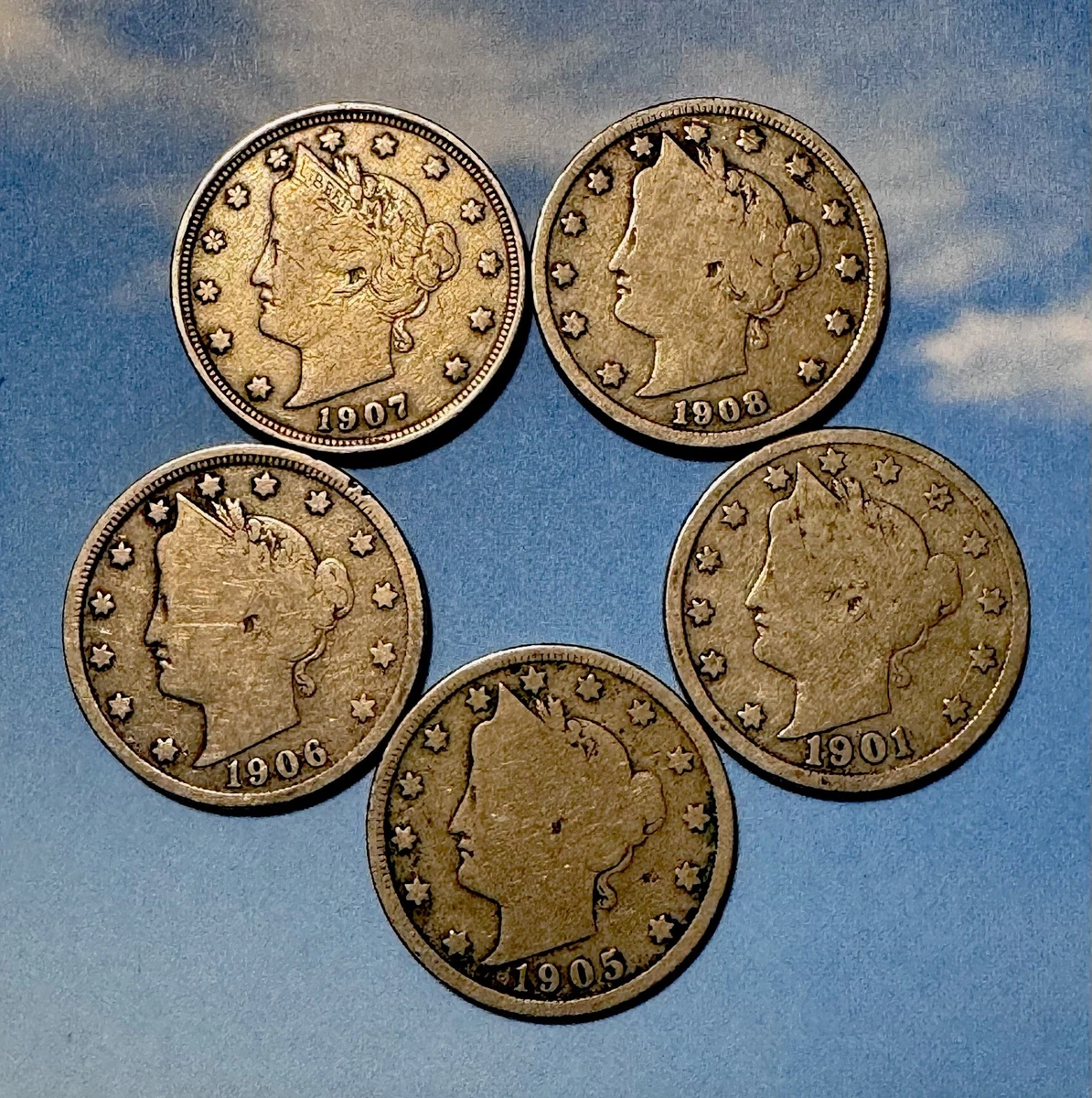 1907 US Liberty Nickels (1883-1913) for sale | eBay