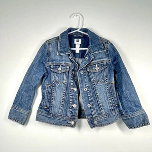 Gap Jean Jacket Girl’s Size XS 4 to 5Years Blue Denim - Picture 1 of 8
