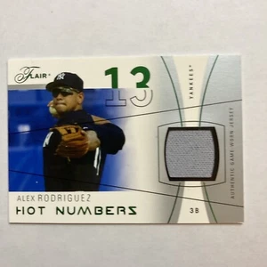 2004 Fleer Alex Rodriguez ARod #HN-AR Game Worn Jersey Patch First Year Yankee - Picture 1 of 2